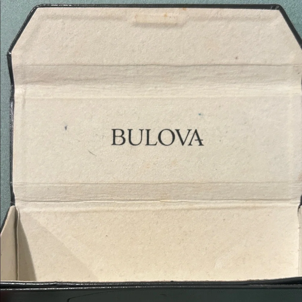 Bulova Dark Gray Glasses Case